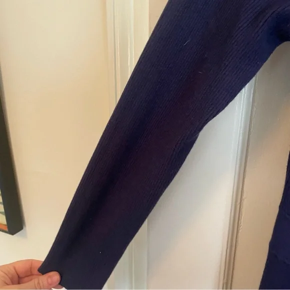 Maison Jules Womens Ribbed Sweater Dress with Buttons - size L - Picture 11 of 11